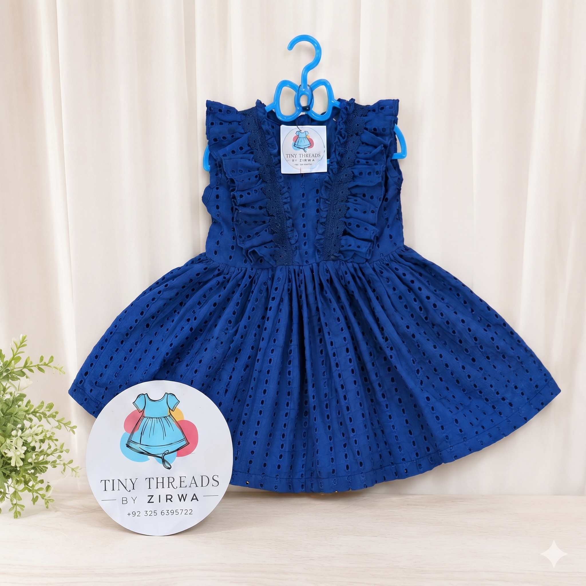 Chicken kari frock 1pc