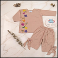 Floral Hand Painted 2-Piece -  Tea Pink