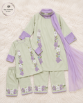 Floral Festive Fit – Luxury Matching Outfit