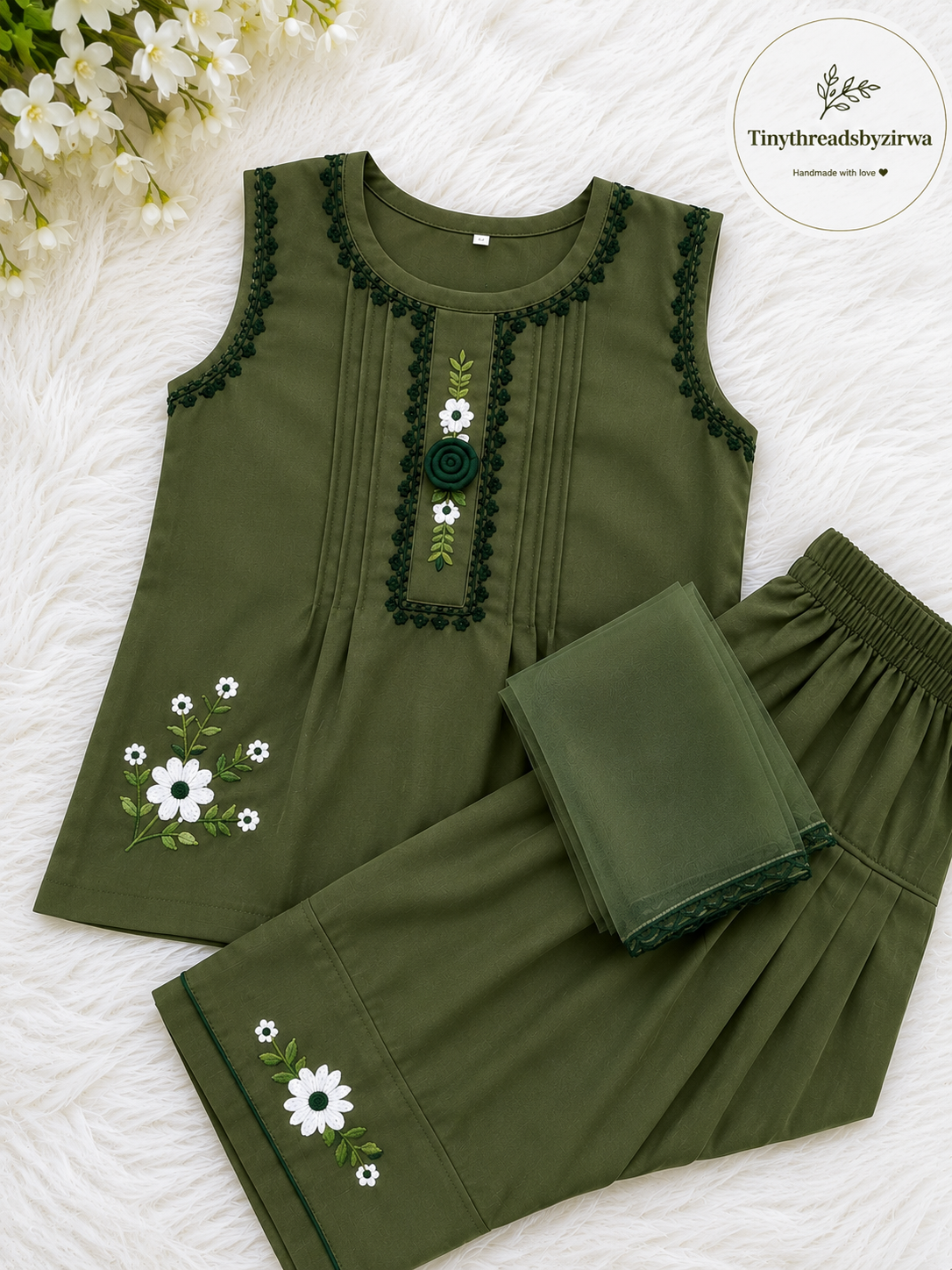Floral Charm 3-Piece Set