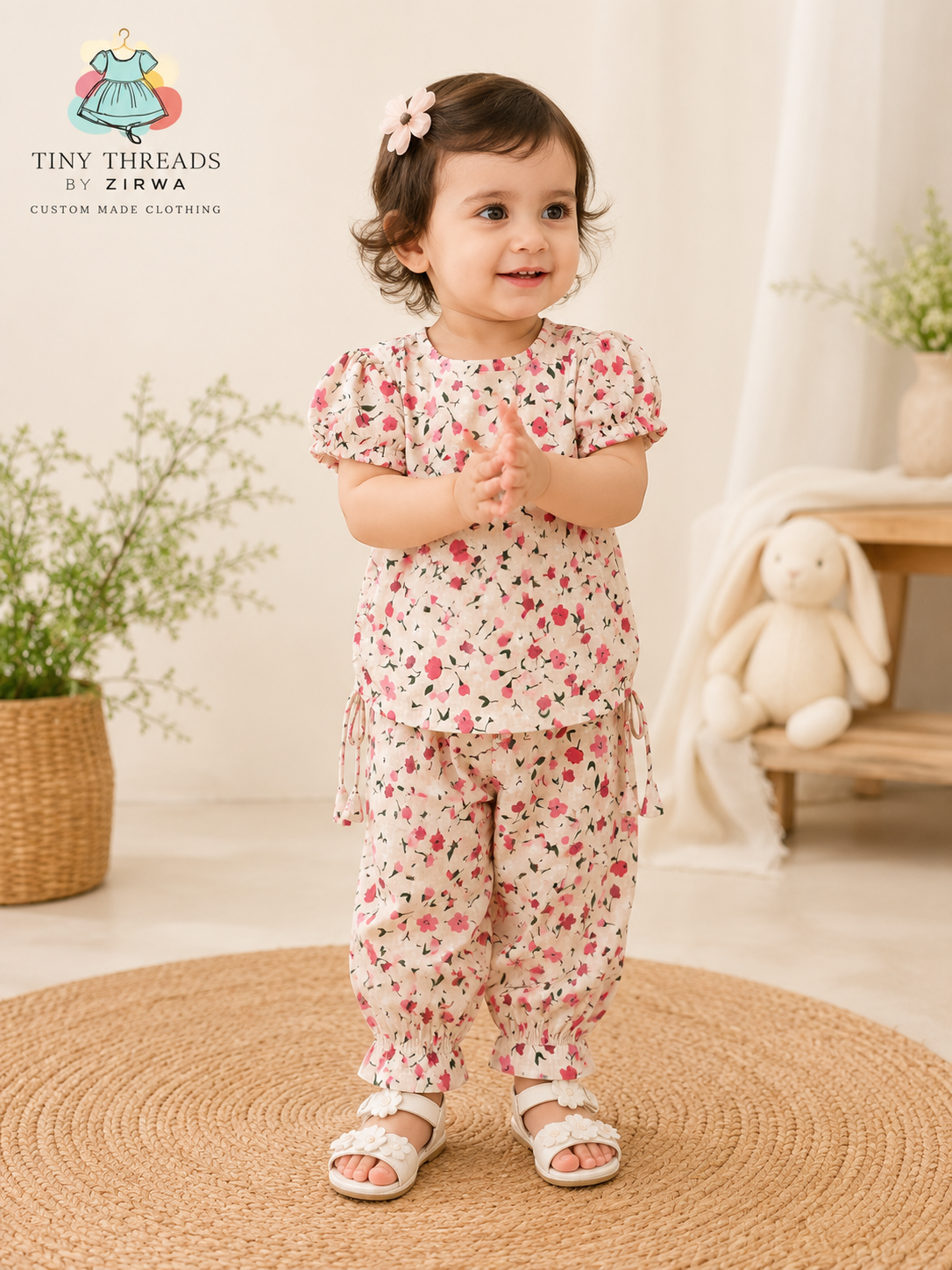 Everyday Floral premium lawn Co-Ord Set