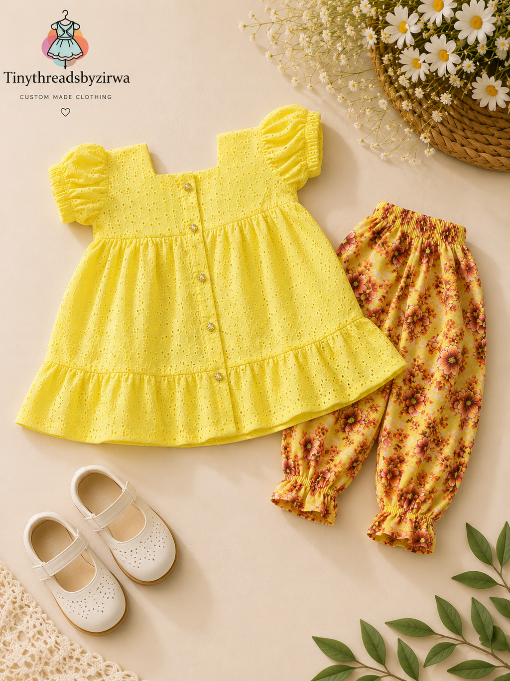 Little Sunshine Chicken Kari Lawn Set